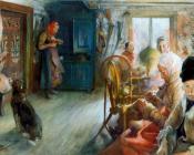 卡尔 拉尔森 : The Winter Cottage